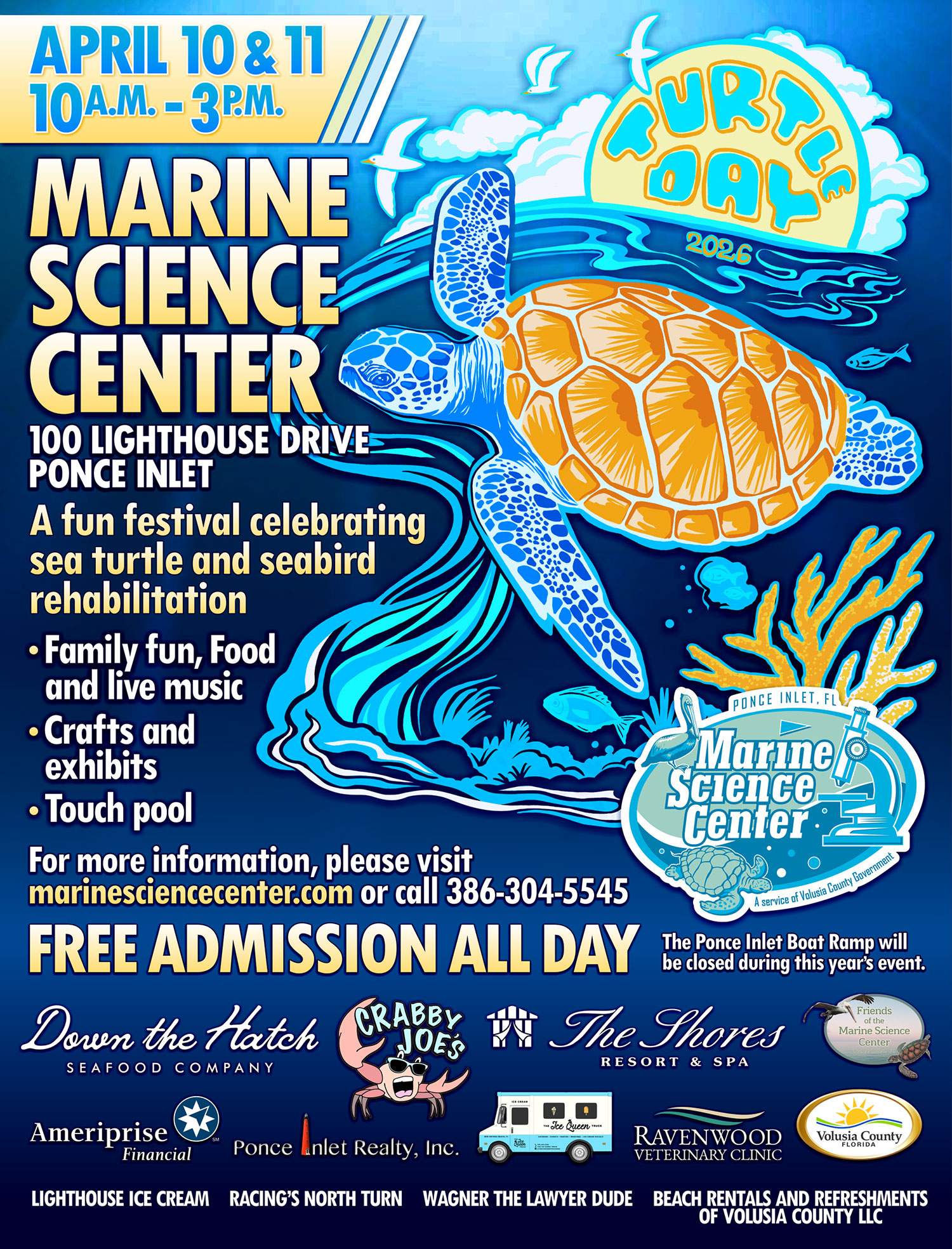 Turtle Day at Marine Science Center