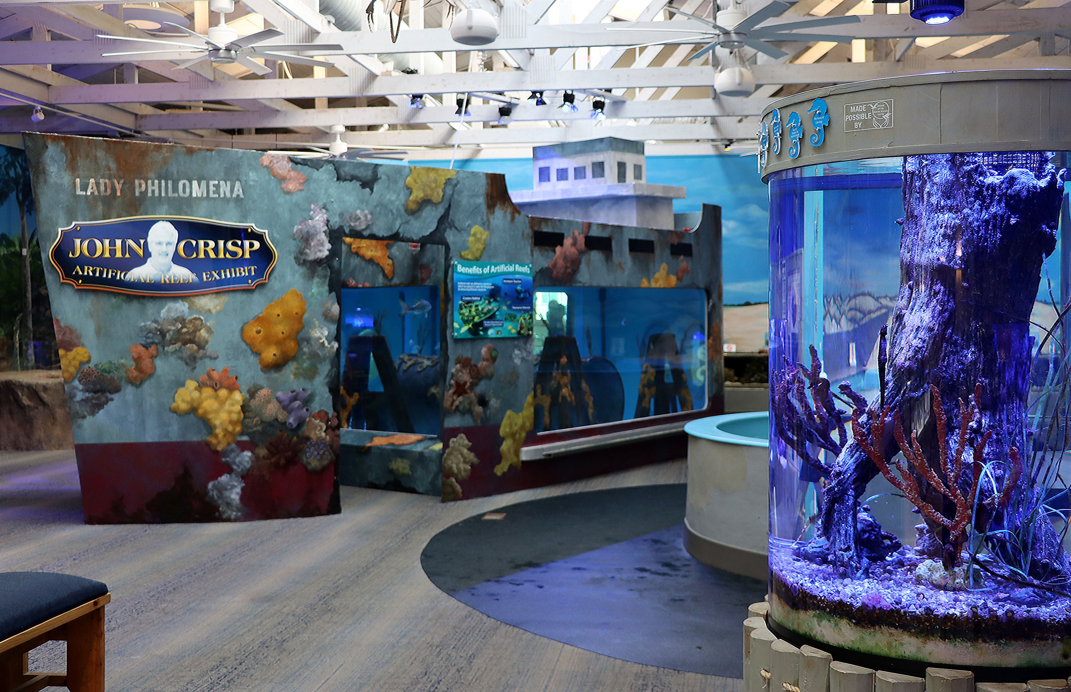 Marine Science Center Exhibit tour
